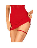 OBSESSIVE - INGRIDIA GARTER RED ONE SIZE 6 