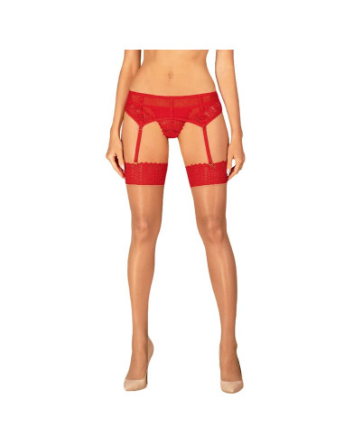 OBSESSIVE - INGRIDIA ROTE STRUMPFHOSE XS/S 5 