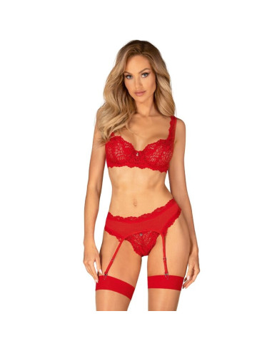 OBSESSIVE - AMOR CHERRIS SET 3 PIECES S/M 7 