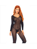 LEG AVENUE - BODYSTOCKING LANGARM SCHWARZ 5 