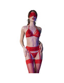 CHILIROSE - CR 4467 SET VIERTEILIG ROT S/M 3 