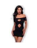 CHILIROSE - ROBE CR 4671 NOIR S/M 2 