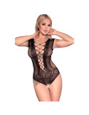 CHILIROSE - CR 4383 BODYSUIT MIT SCHRITTFREIEN SCHWARZ S/L 2 