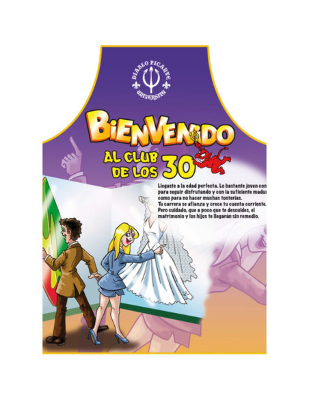 DIABLO PICANTE - APRON 30 YEARS SPANISH TEXT 1 