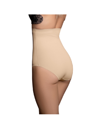 BYE-BRA - NAHTLOSER GÜRTEL STIL HÖSCHEN BEIGE GRÖSSE XL 4 