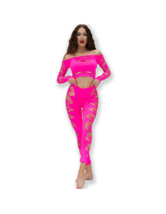 CHILIROSE - CR 4632 TOP & HOSE PINK GRÖßE/L 2 