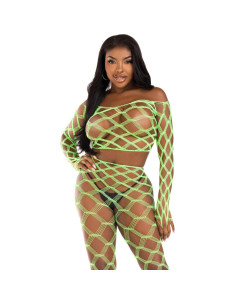 LEG AVENUE - TOP E LEGGINS HARDCORE VERDE 6 