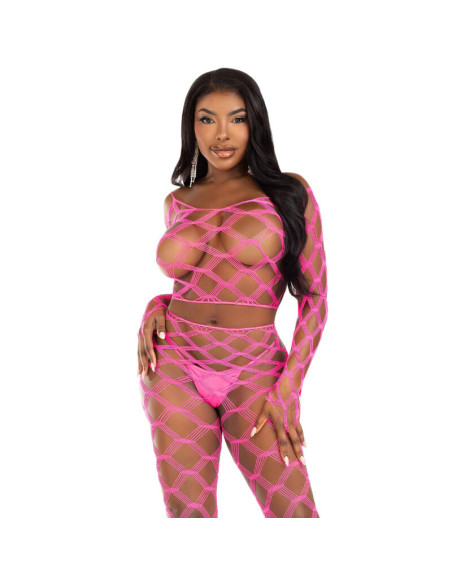 LEG AVENUE - TOP & LEGGINS HARDCORE PINK 6 