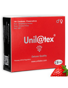 UNILATEX - RED / STRAWBERRY PRESERVATIVES 144 EINHEITEN 1 