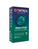 CONTROL - NONSTOP DOTS AND LINES CONDOMS 12 UNITS 2 