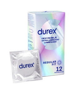 DUREX - INVISIBLE EXTRA LUBRICATED 12 UNITS 3 