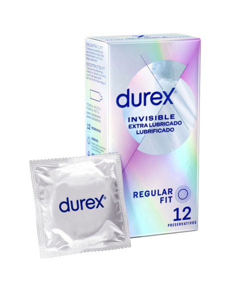 DUREX - UNSICHTBARES EXTRA GESCHMIERTES 12 EINHEITEN 3 