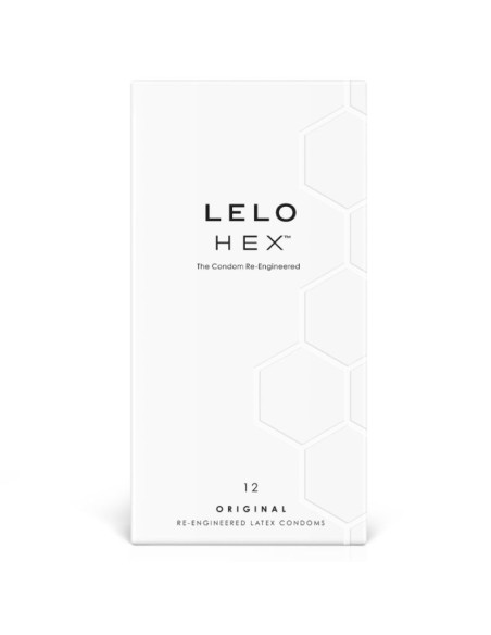 LELO - BOÎTE DE PRÉSERVATIFS HEX 12 UNITÉS 5 