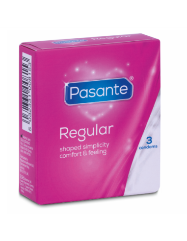 PASANTE - PRÉSERVATIFS GAMME RÉGULIÈRE 3 UNITÉS 3 