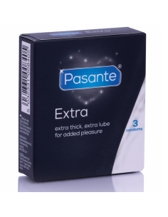 PASANTE - PRÉSERVATIF EXTRA EXTRA ÉPAIS PAR 3 UNITÉS 4 