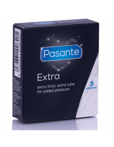 PASANTE - EXTRA CONDOM EXTRA THICK 3 UNITS 4 