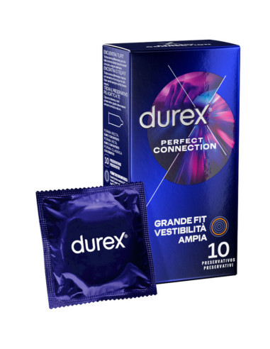 DUREX - PERFECT CONNECTION SILICONE EXTRA LUBRIFICATION 10 UNITS 3 