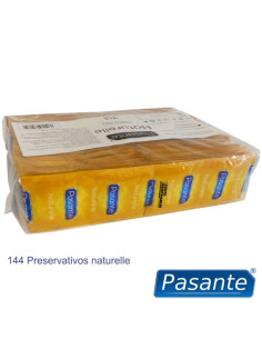 PASANTE - PRÉSERVATIFS NATURELLE SAC 144 UNITÉS 3 