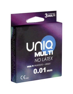 UNIQ - MULTI PRÉSERVATIFS SANS LATEX 3 UNITÉS 1 