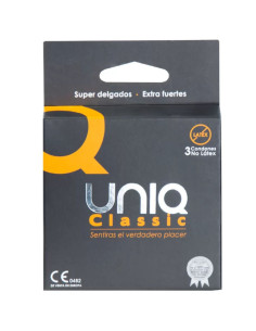 UNIQ - CLASSIC PRÉSERVATIFS SANS LATEX 3 UNITÉS 3 