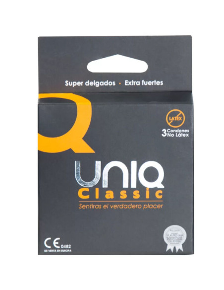 UNIQ - CLASSIC LATEXFREIE KONDOME 3 EINHEITEN 3 