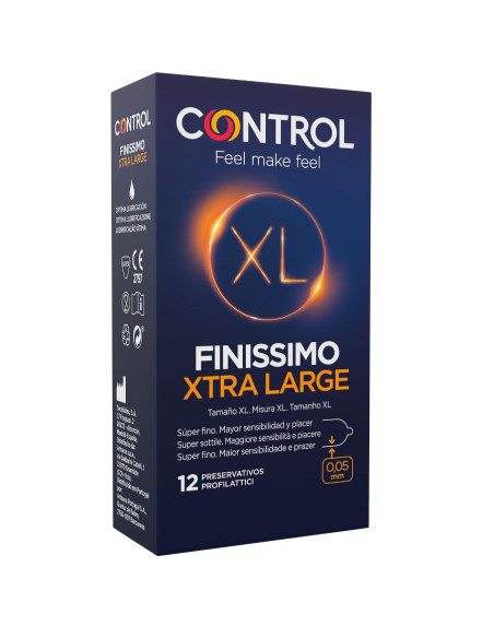 CONTROL - FINISSIMO XL CONDOMS 12 UNITS 2 