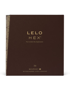 LELO - HEX CONDOMS RESPECT XL 36 PACK 2 