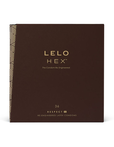 LELO - HEX CONDOMS RESPECT XL 36 PACK 2 