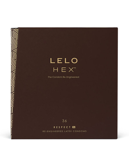 LELO - HEX CONDOMS RESPECT XL 36 PACK 2 