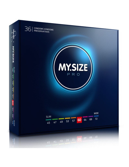 MY SIZE - PRO CONDOMS 60 MM 36 UNITS 1 