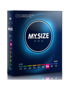 MY SIZE - PRO CONDOMS 64 MM 3 UNITS 1 