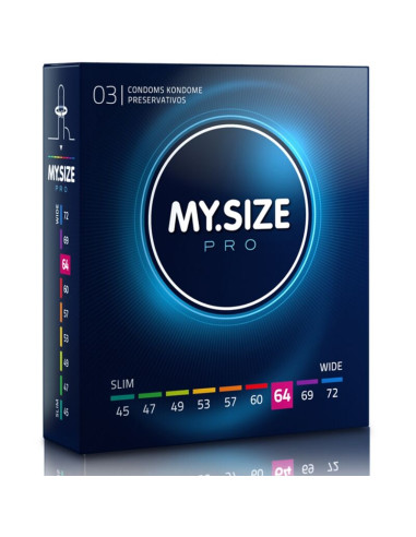 MY SIZE - PRO CONDOMS 64 MM 3 UNITS 1 