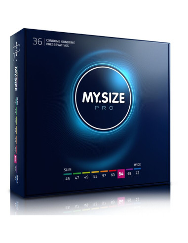 MY SIZE - PRO CONDOMS 64 MM 36 UNITS 1 