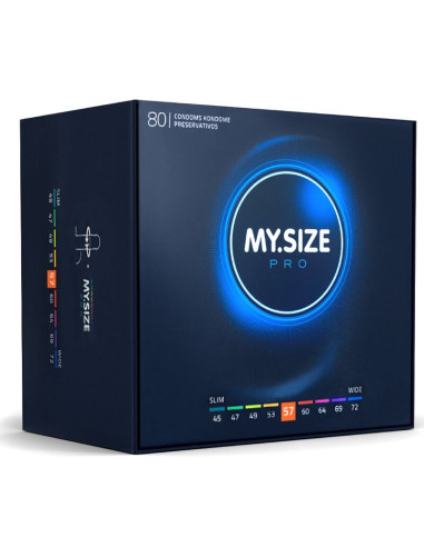 MY SIZE - PRO CONDOMS 57 MM 80 UNITS 1 