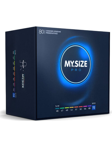 MY SIZE - PRO CONDOMS 72 MM 80 UNITS 1 