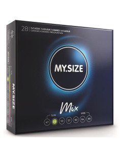 MY SIZE - MIX CONDOMS 49 MM 28 UNITS 1 