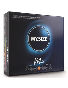 MY SIZE - MIX CONDOMS 57 MM 28 UNITS 1 