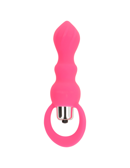 OHMAMA - ANAL STIMULATOR WITH VIBRATION 9 CM PINK 2 