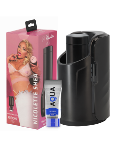 KIIROO - KEON + FEEL NICOLETTE SHEA STROKER + LUBRIFICANTE DI QUALIT AQUA 50 ML 7 