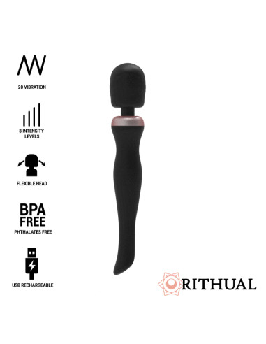 RITHUAL - POWERFUL RECHARGEABLE AKASHA WAND 2.0 BLACK 8 