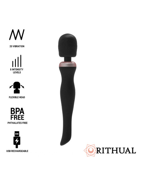 RITHUAL - POWERFUL RECHARGEABLE AKASHA WAND 2.0 BLACK 8 