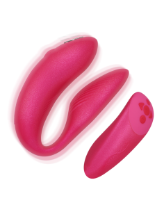 WE-VIBE - CHORUS VIBRATOR FOR COUPLES WITH SQUEEZE CONTROL PINK 7 