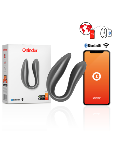 ONINDER - STIMOLATORE DEL PUNTO G E DEL CLITORALE LISBOA NERO - APP GRATUITA 7 