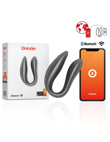 ONINDER - LISBOA BLACK G-POINT & CLITORIS STIMULATOR - FREE APP 7 