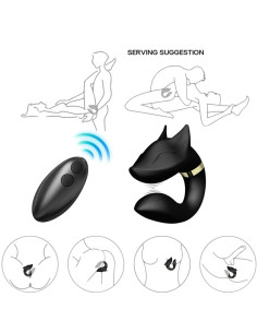 ARMONY - FOX VIBRATOR FOR COUPLES REMOTE CONTROL BLACK 4 