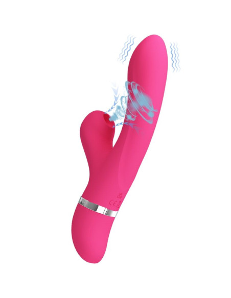 PRETTY LOVE - WILLOW RABBIT VIBRATOR AND SUCKER 4 