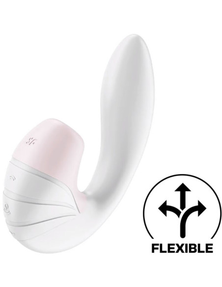 SATISFYER - SUPERNOVA AIR PULSE STIMULATOR & VIBRATION WHITE 3 