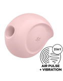 SATISFYER - SUGAR RUSH AIR PULSE STIMULATOR & VIBRATOR PINK 4 