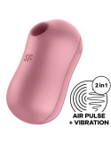 SATISFYER - COTTON CANDY AIR PULSE STIMULATOR & VIBRATOR ROSA 3 