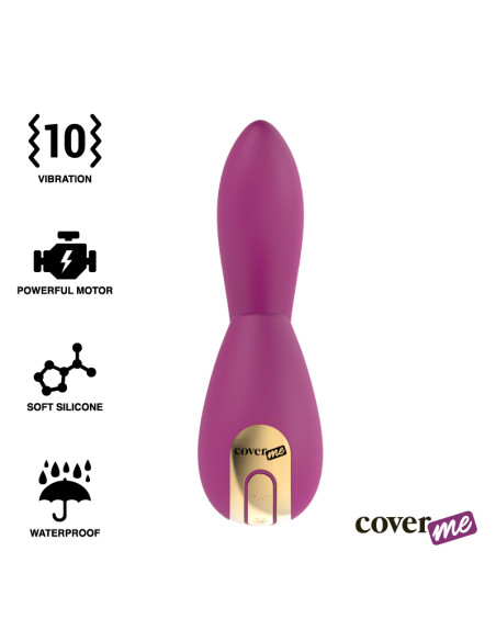 COVERME - KLITORASAUGUNG & LEISTUNGSSTARKER G-SPOT-RUSH-VIBRATOR 10 